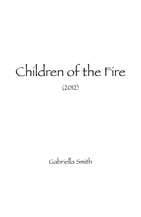 Free Sheet Music Children Of The Fire