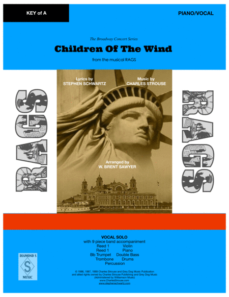 Children Of The Wind From The Musical Rags Vocal Solo Key Of G Piano Vocal Sheet Music