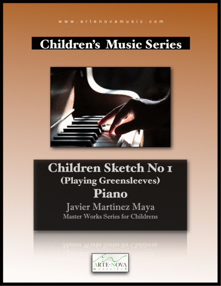 Free Sheet Music Children Sketch No 1 Playing Greensleeves Piano