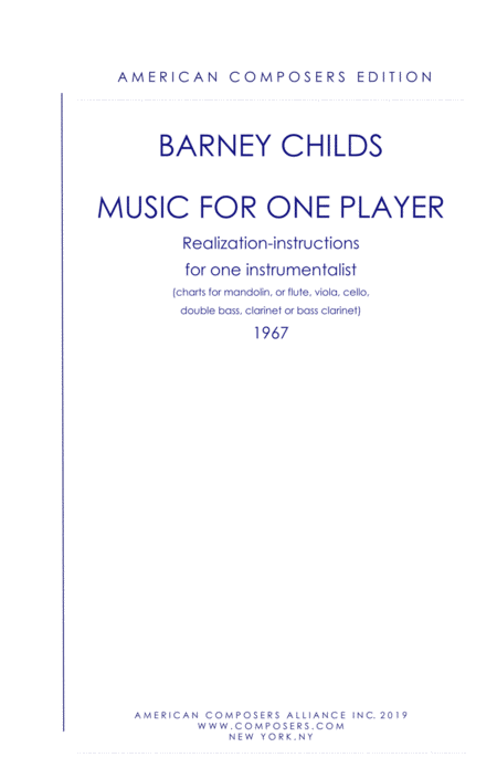 Free Sheet Music Childs Music For One Player