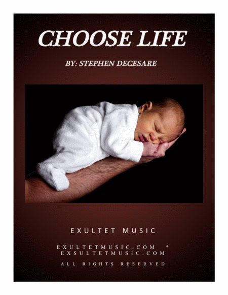 Choose Life Sheet Music