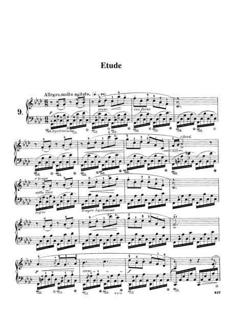 Chopin Etude In F Minor Op 10 No 9 Original Complete Version Sheet Music