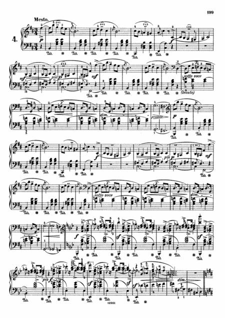 Chopin Mazurka Op 33 No 4 In B Minor Original Version Sheet Music