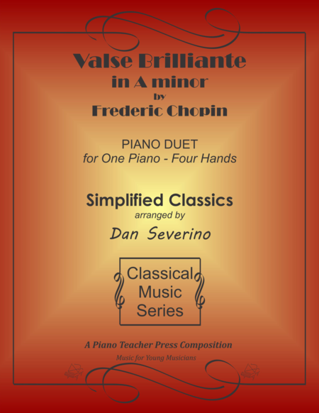 Free Sheet Music Chopin Waltz Brilliante In A Minor