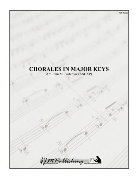 Free Sheet Music Chorales In Major Keys
