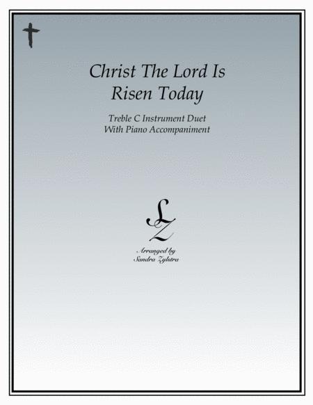 Christ Arose Treble C Instrument Duet Sheet Music