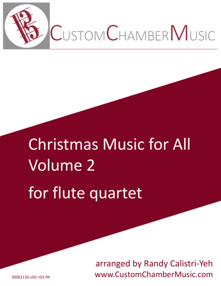 Free Sheet Music Christmas Carols For All Volume 2 For Flute Quartet