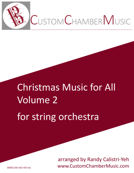 Free Sheet Music Christmas Carols For All Volume 2 For String Orchestra