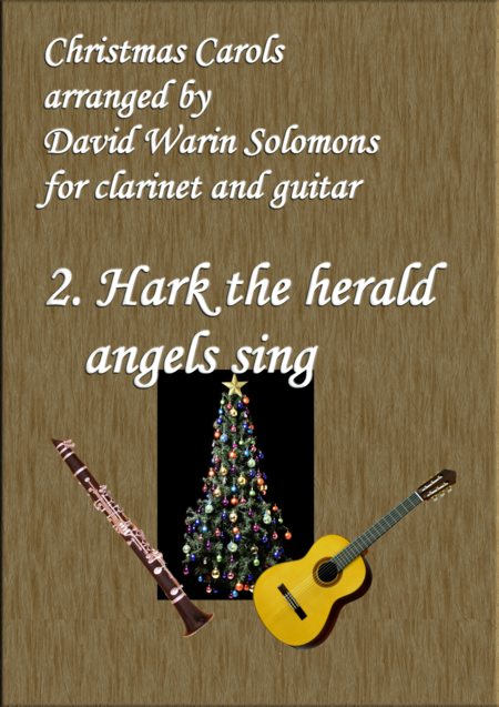 Christmas Carols For Clarinet And Guitar No 2 Hark The Herald Angels Sing Sheet Music