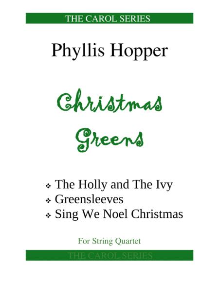 Free Sheet Music Christmas Greens String Quartet