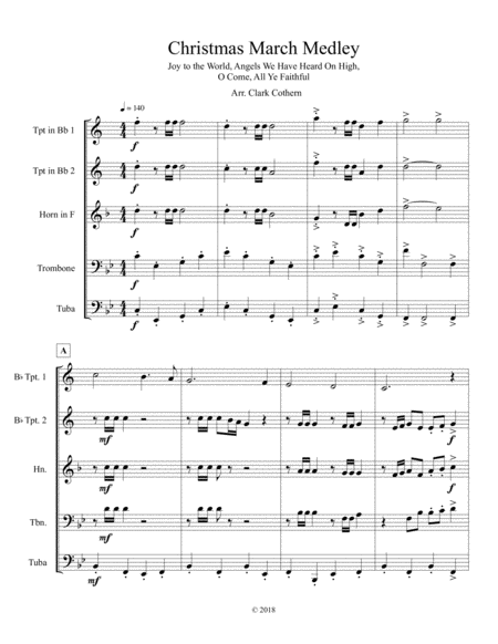 Christmas March Medley Sheet Music