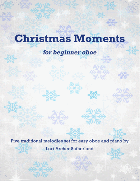 Christmas Moments For Beginner Oboe Piano Sheet Music