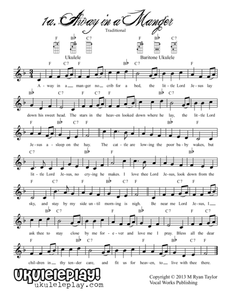 Christmas On 34th Street 34 Songs 3 4 Chords Each Multiple Keys For Standard And Baritone Ukulele Sheet Music