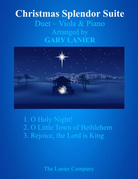 Christmas Splendor Suite Viola And Piano With Score Parts Sheet Music