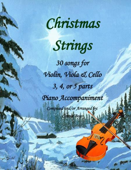Free Sheet Music Christmas Strings Book 30 Songs Violin Viola Cello And Piano With Parts
