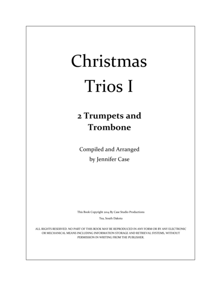 Christmas Trios I 2 Trumpets And Trombone Sheet Music