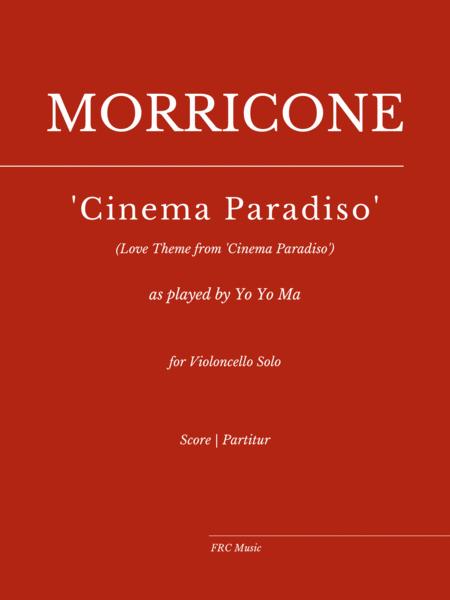 Free Sheet Music Cinema Paradiso For Violoncello Solo As Played By Yo Yo Ma