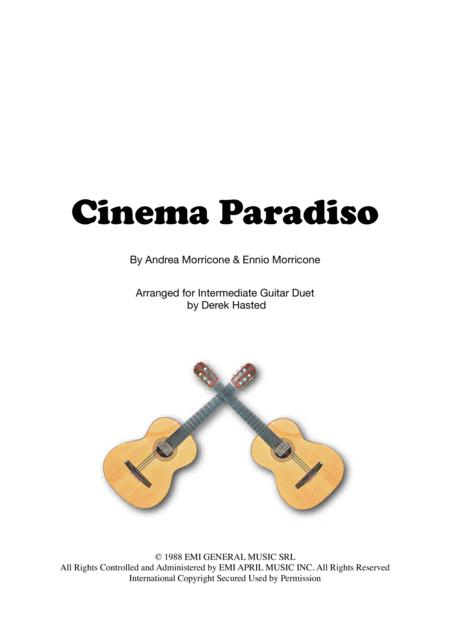 Cinema Paradiso Intermediate Guitar Duet Sheet Music