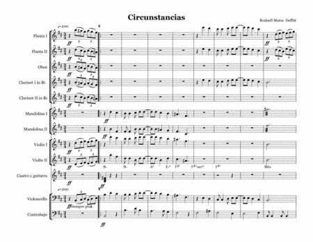 Free Sheet Music Circunstancias Circumstances