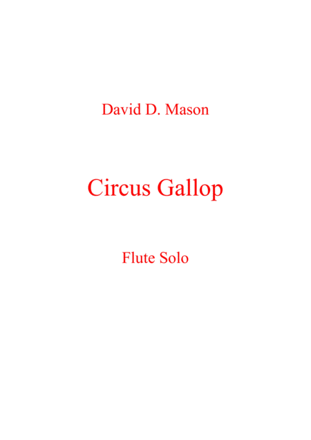 Free Sheet Music Circus Gallop