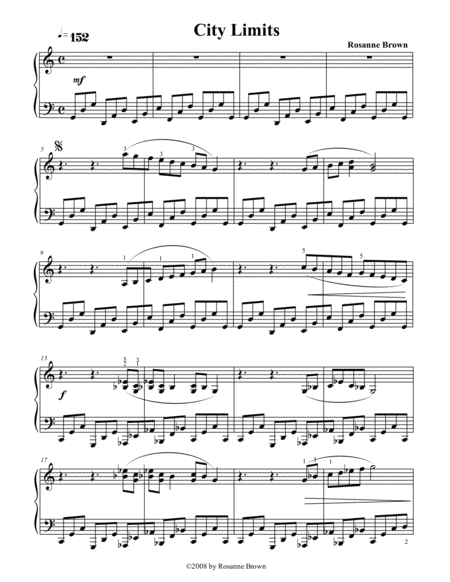 City Limits Sheet Music