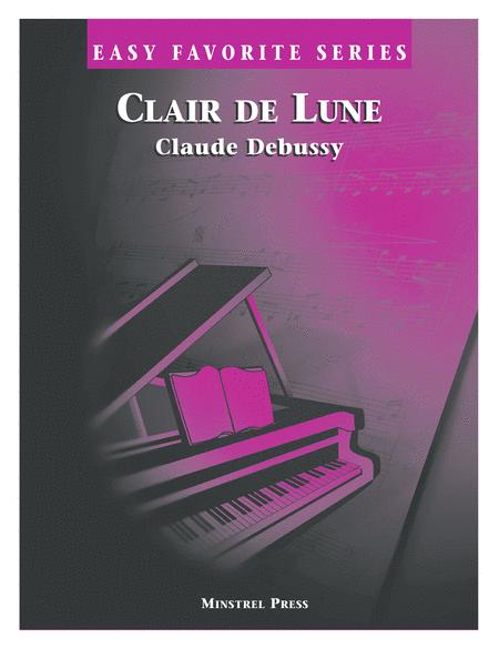 Clair De Lune Easy Favorite Piano Solo Sheet Music