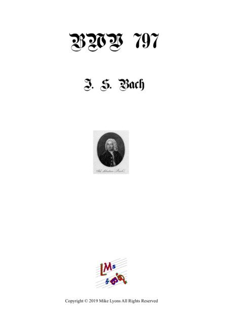 Free Sheet Music Clarinet Quartet Bwv 797 Sinfonia No 11