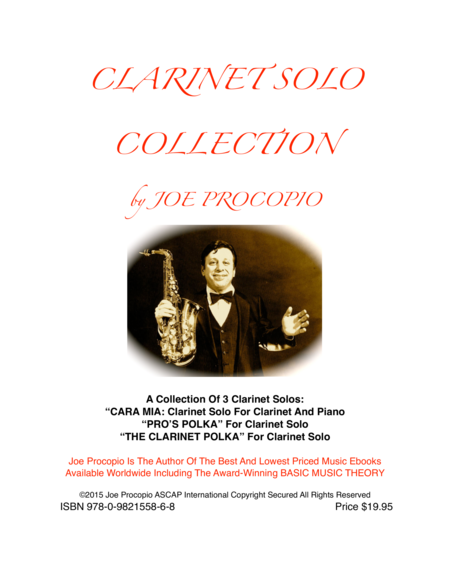 Free Sheet Music Clarinet Solo Collection By Joe Procopio