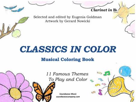 Free Sheet Music Classics In Color Clarinet