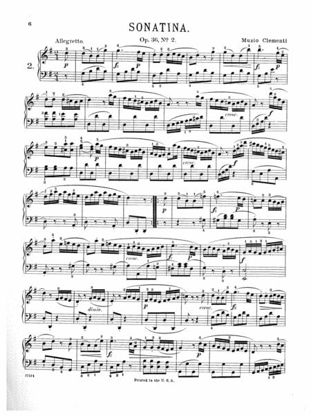 Clementi Sonatina In G Major Op36 No2 Original Version Sheet Music