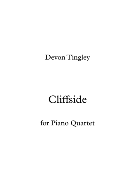 Free Sheet Music Cliffside