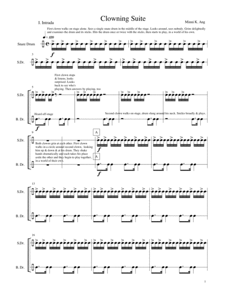 Clowning Suite Sheet Music