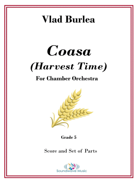 Coasa Harvest Time Sheet Music