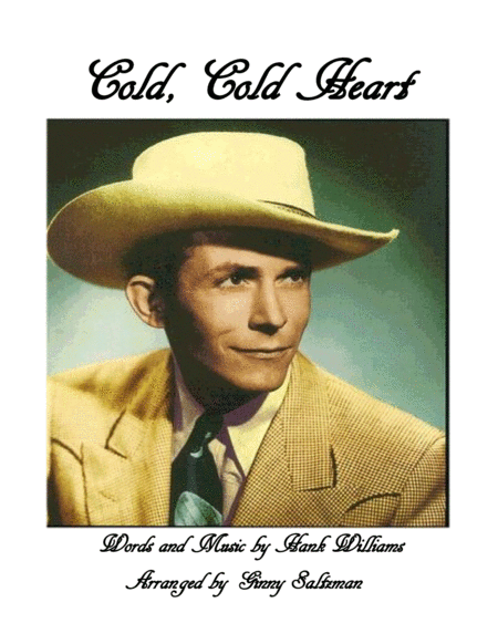 Cold Cold Heart By Hank Williams Sheet Music
