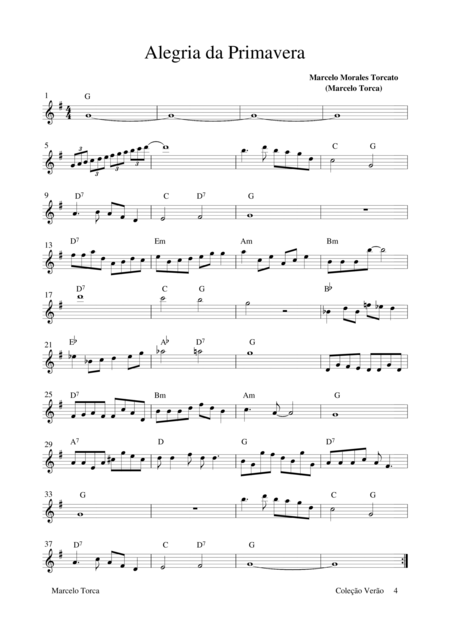 Coleo Vero Summer Collection Sheet Music