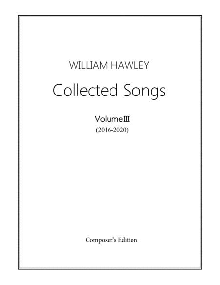 Free Sheet Music Collected Songs Volume Iii 2016 2020