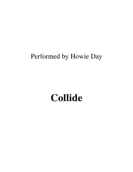 Collide Lead Sheet Performed By Howie Day Sheet Music