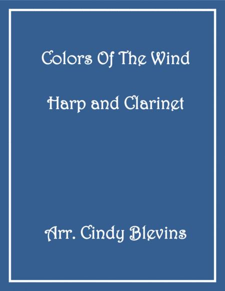 Free Sheet Music Colors Of The Wind For Harp And Clarinet