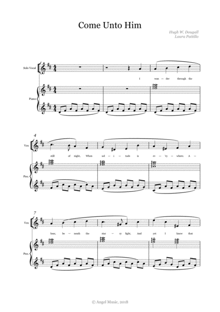 Come Unto Him Sheet Music