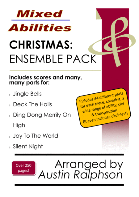 Complete Christmas Ensemble Pack 5 Pieces Mixed Abilities Ensembles For Classroom And Instrumental Groups Sheet Music