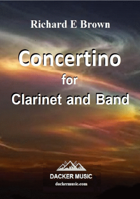 Concertino For Clarinet And Band Sheet Music