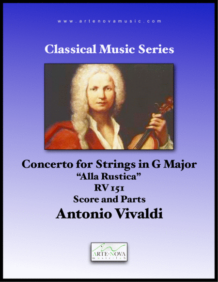 Free Sheet Music Concerto For Strings In G Mayor Alla Rustica Rv 151