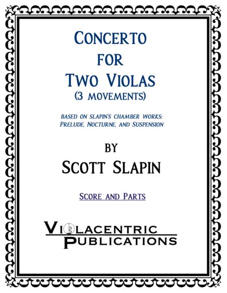 Free Sheet Music Concerto For Two Violas By Scott Slapin