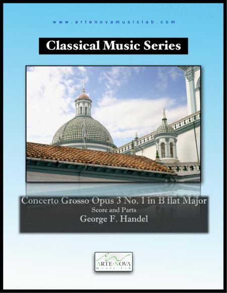 Concerto Grosso Opus 3 No 1 In B Falt Major Sheet Music