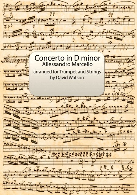 Concerto In D Minor For Trumpet And Strings Sheet Music