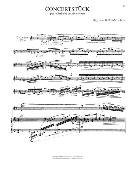 Free Sheet Music Concertstuck