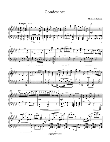 Free Sheet Music Condesence