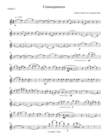 Free Sheet Music Consequences Updated 7 13 19