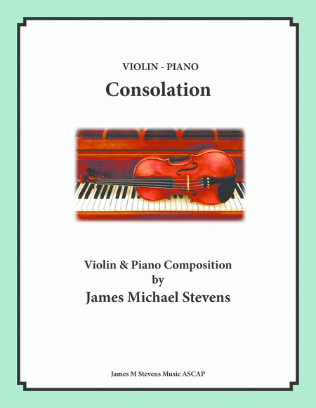 Free Sheet Music Consolation Violin Piano