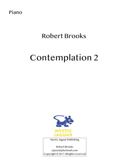 Free Sheet Music Contemplation 2